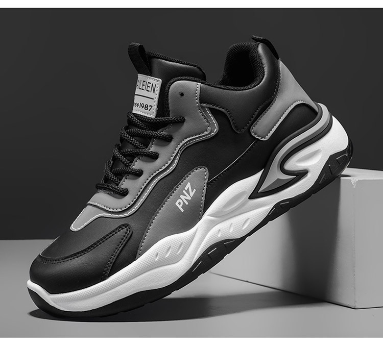 Zapatillas de deporte con plataforma acolchada para hombre color block detail 12