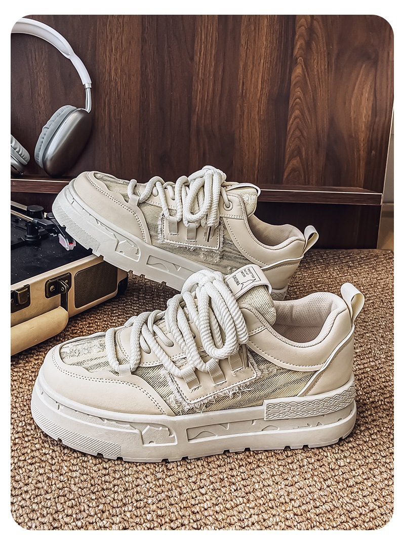 Scarpe casual chunky con plateau e lacci da uomo detail 10