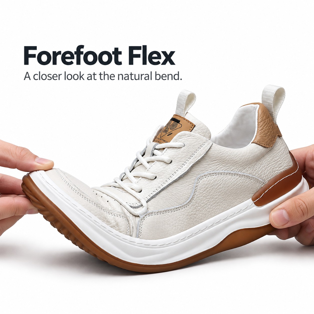 Men's Breathable Full-Grain Leather Low-Top Casual Shoes detail 5