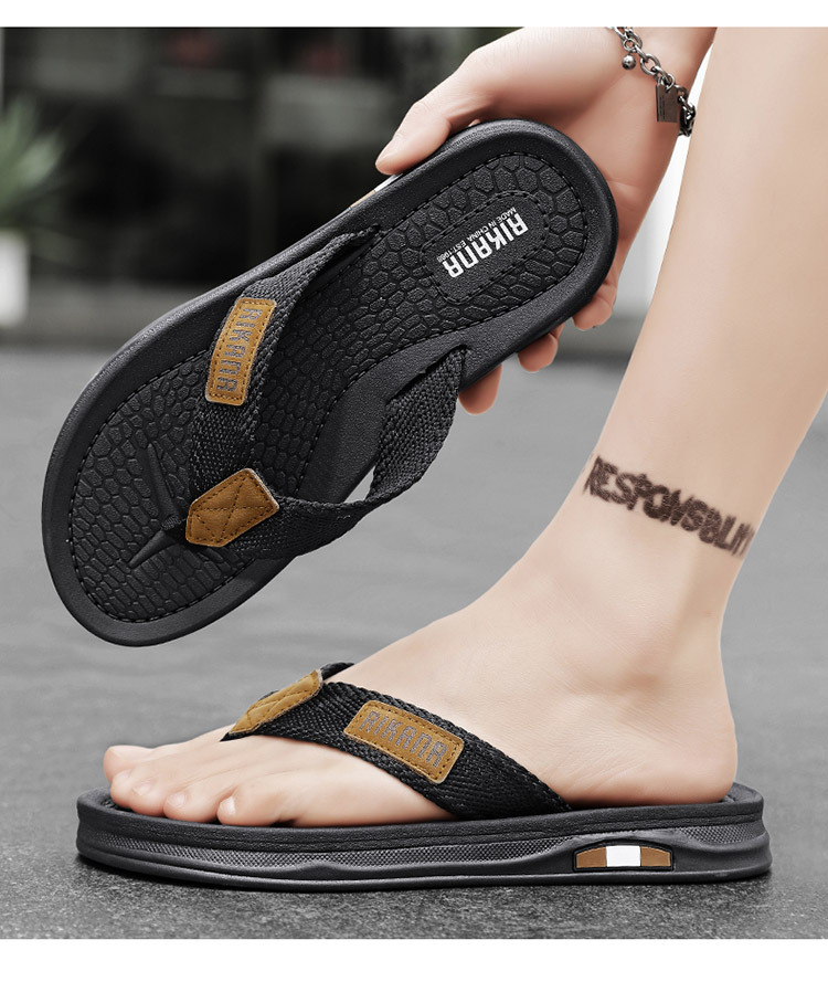 Men's Lightweight Cushioned Non-Slip Flip-Flops detail 6