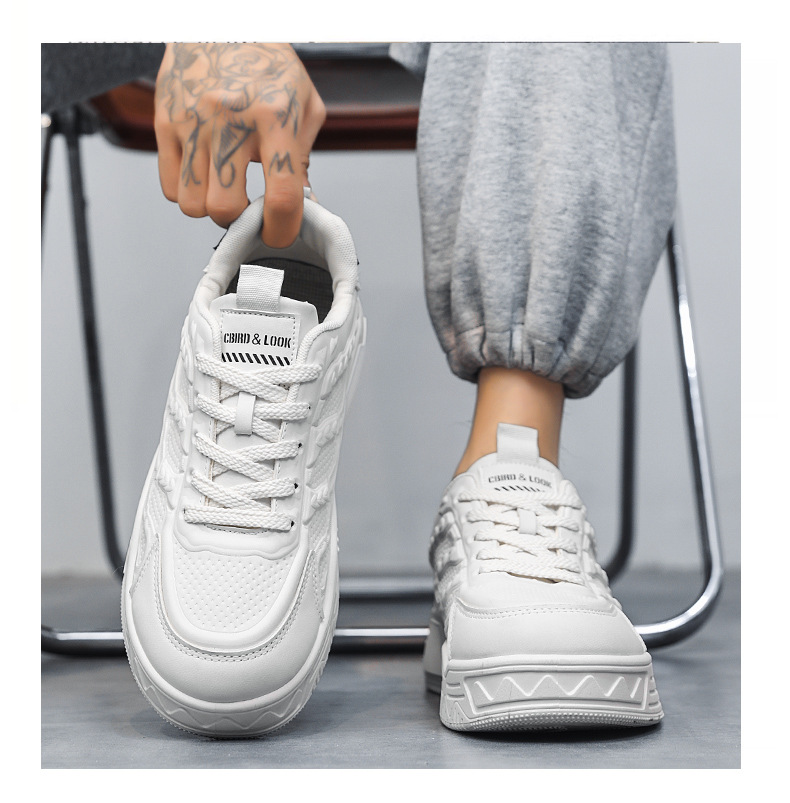 Sneakers chunky stringate da uomo – Scarpe casual antiscivolo detail 11
