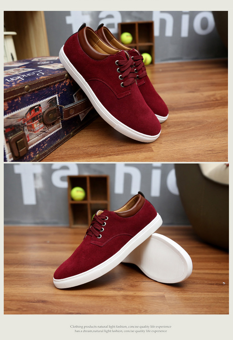Rauleder-Schnürschuhe für Herren – Rutschfeste Freizeitschuhe detail 2