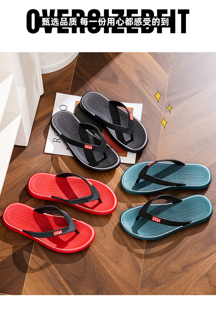 Men's Lightweight Non-Slip Casual Flip-Flops detail 3
