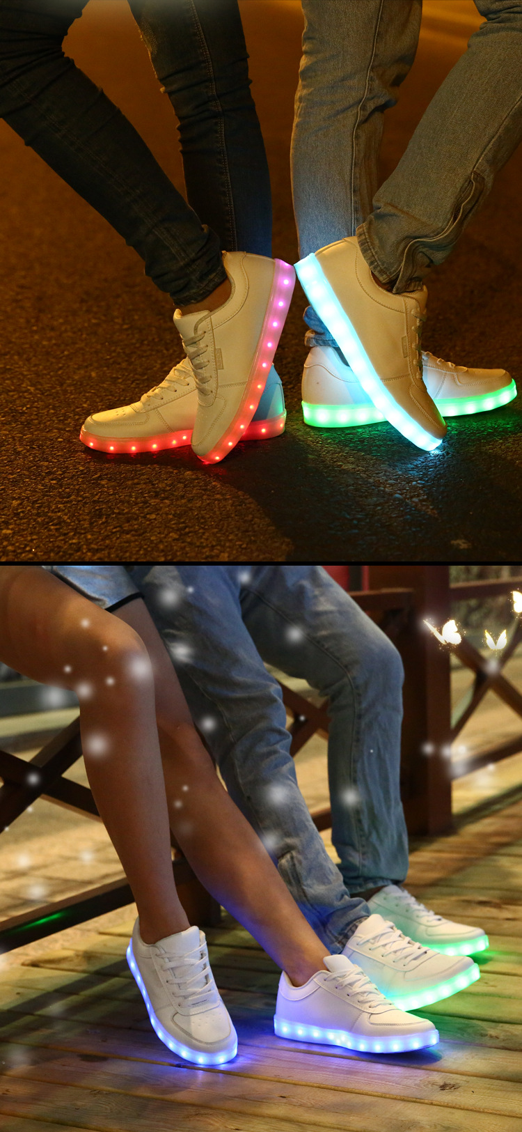 Unisex Schnür-Freizeitschuhe aus PU-Leder mit rutschfester Sohle detail 2