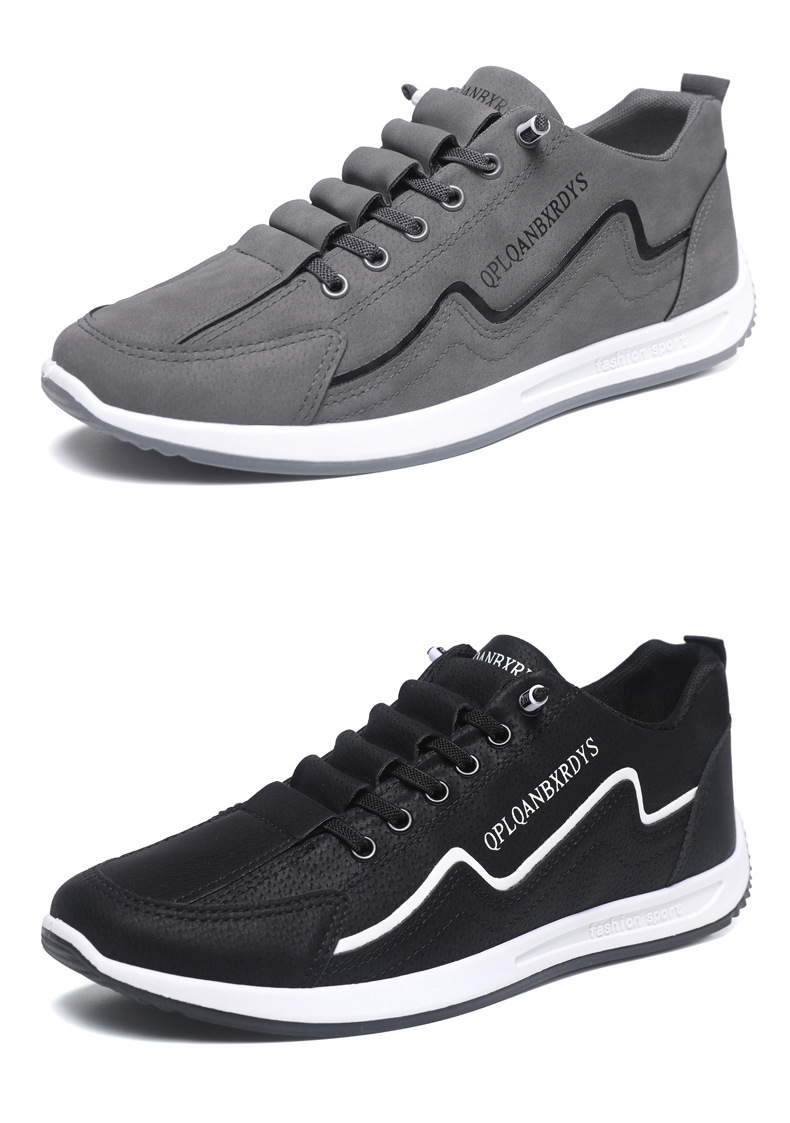 Men's Non-Slip Cushioned Lace-Up Casual Shoes detail 15