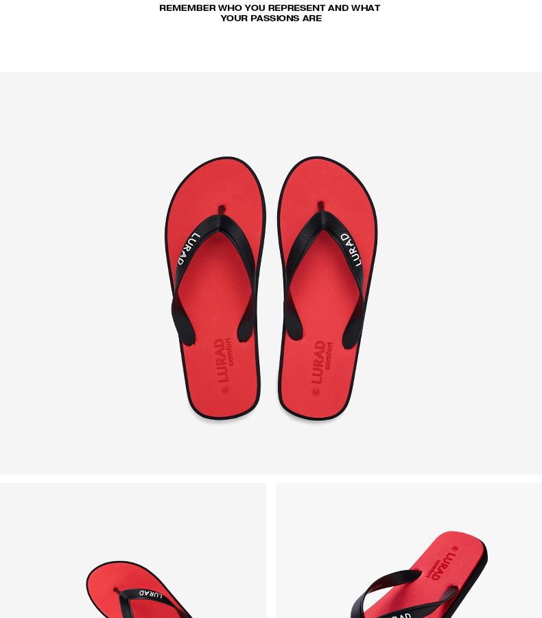 Men's Lightweight Waterproof Beach Flip-Flops detail 15