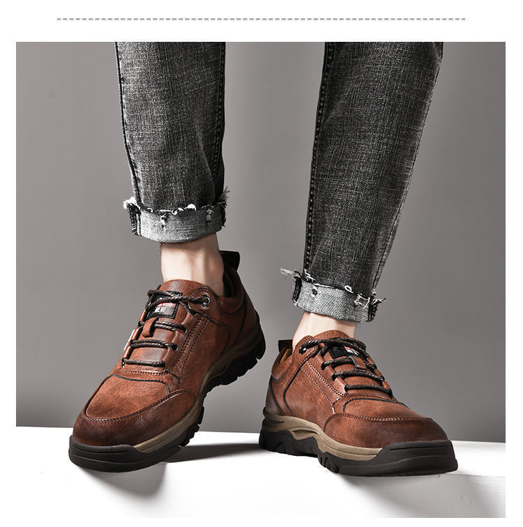 Men's Non-Slip PU Leather Outdoor Casual Shoes detail 2