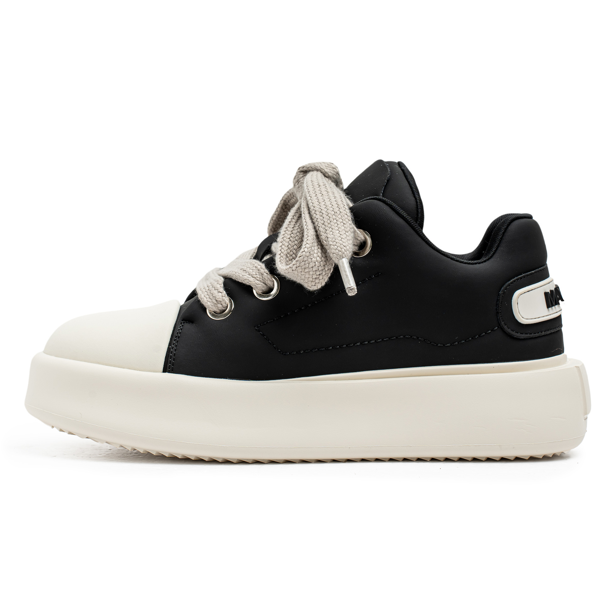 Unisex Platform Cushioned Lace-Up Casual Shoes 6