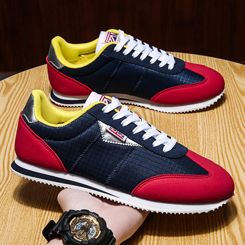 Atmungsaktive, leichte Schnür-Sneaker für Herren im Retro-Look 3