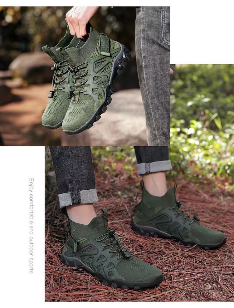 Scarpe sportive da uomo in mesh traspirante leggere con lacci detail 9