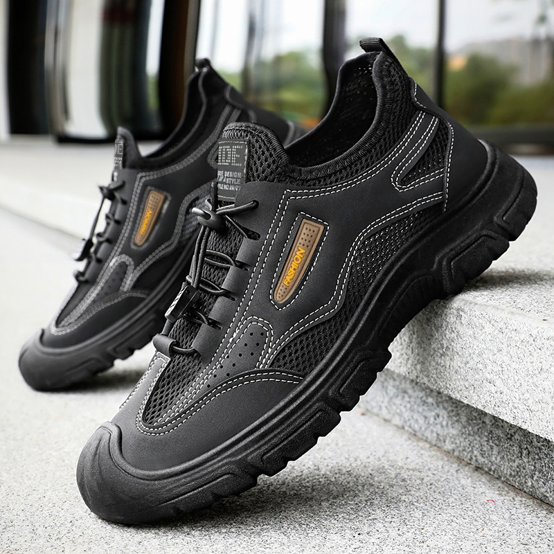 Atmungsaktive, leichte Outdoor-Freizeitschuhe für Herren aus Mesh 3