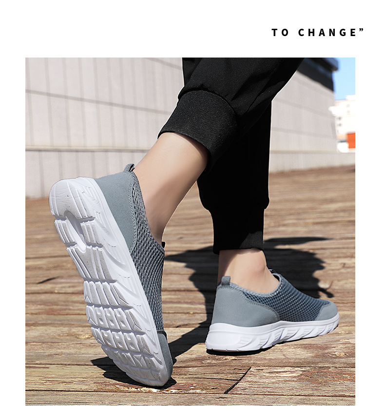 Men's Breathable Mesh Lightweight Slip-On Casual Shoes detail 11
