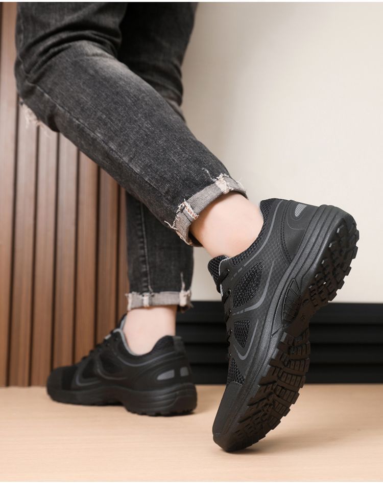 Men's Breathable Cushioned Lace-Up Athletic Shoes detail 13