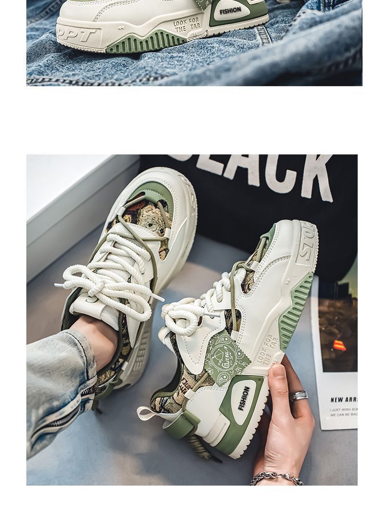 Unisex Chunky Plateau-Sneaker mit Schnürung – Freizeitschuhe detail 20
