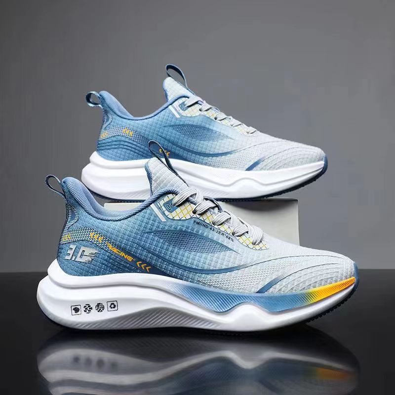 Men's Breathable Cushioned Mesh Running Shoes detail 16