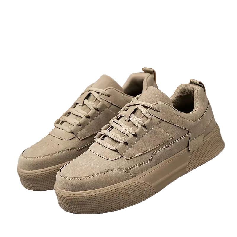 Chaussures casual unies à lacets et antidérapantes pour hommes 6