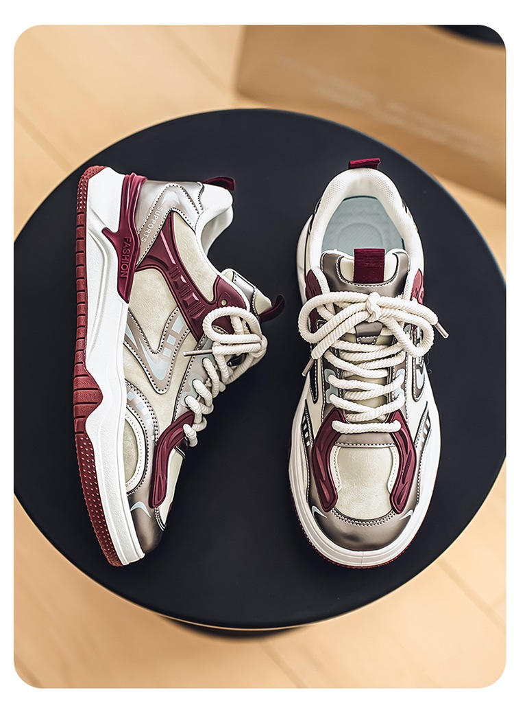 Plateau-Sneaker für Herren mit Colorblock & Schnürung detail 14