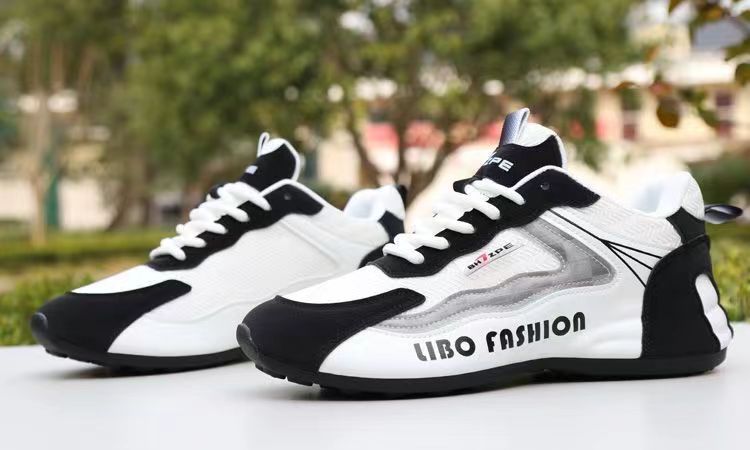 Men's Breathable Mesh Lace-Up Athletic Shoes detail 2