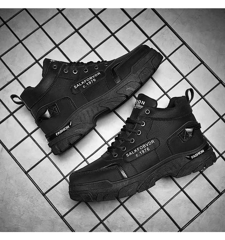 Rutschfeste, strapazierfähige Schnürstiefel für Herren – Stiefeletten detail 11