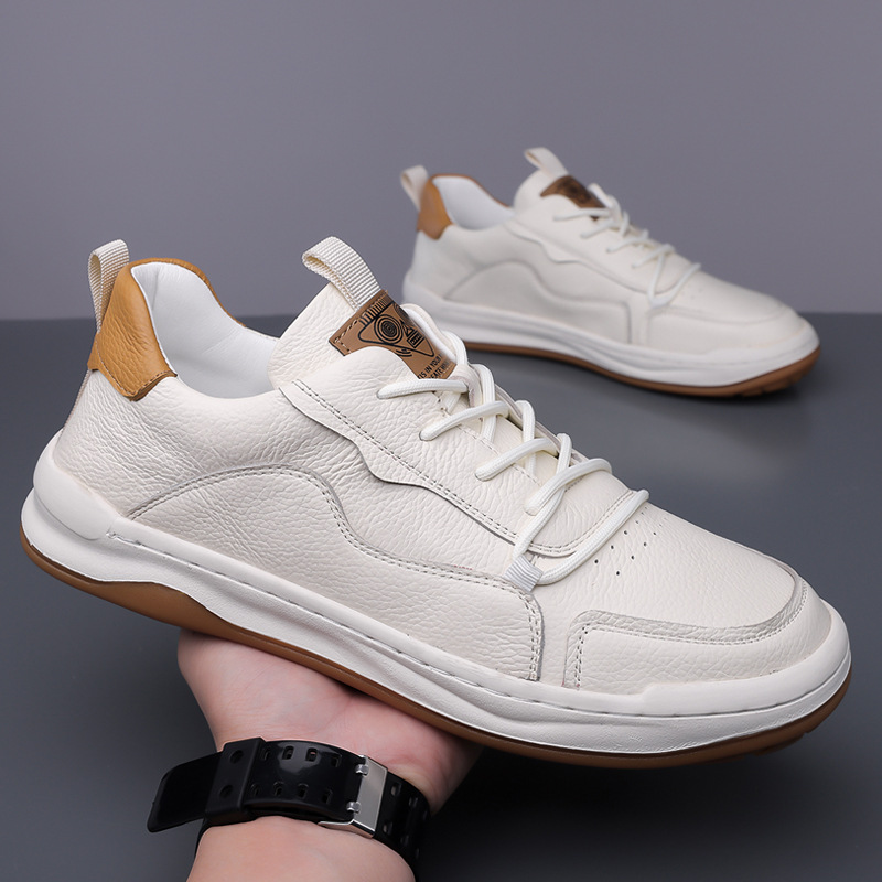 Men's Leather Lace-Up Casual Shoes 3