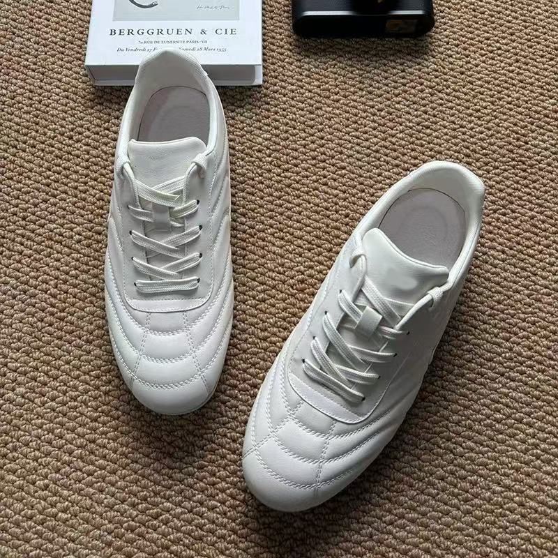 Chaussures casual unisexes légères à lacets en cuir PU 4