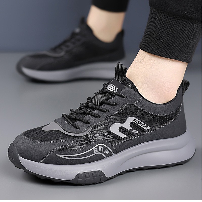 36 black leather surface