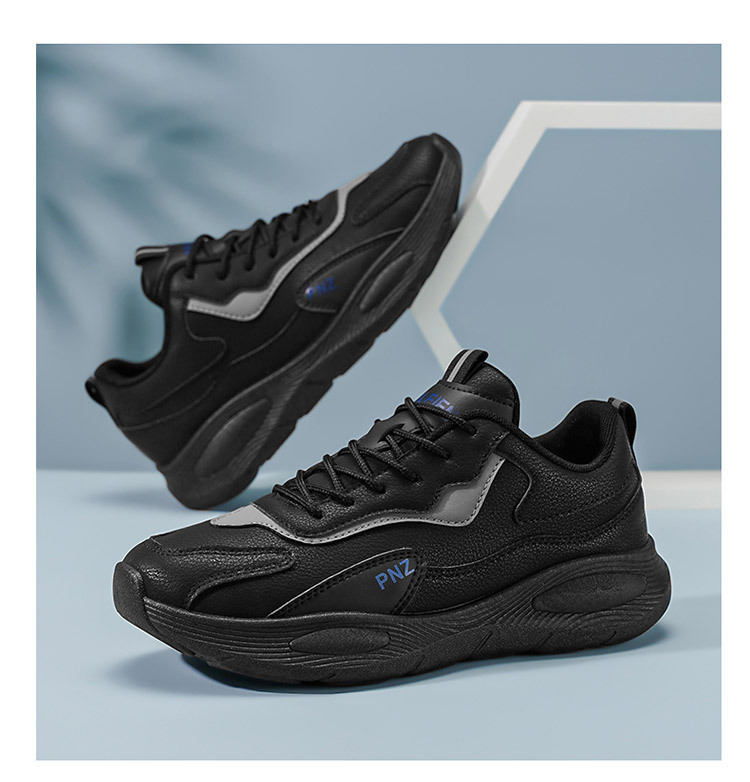 Gepolsterte Plateau-Sneaker für Herren mit Schnürung detail 14