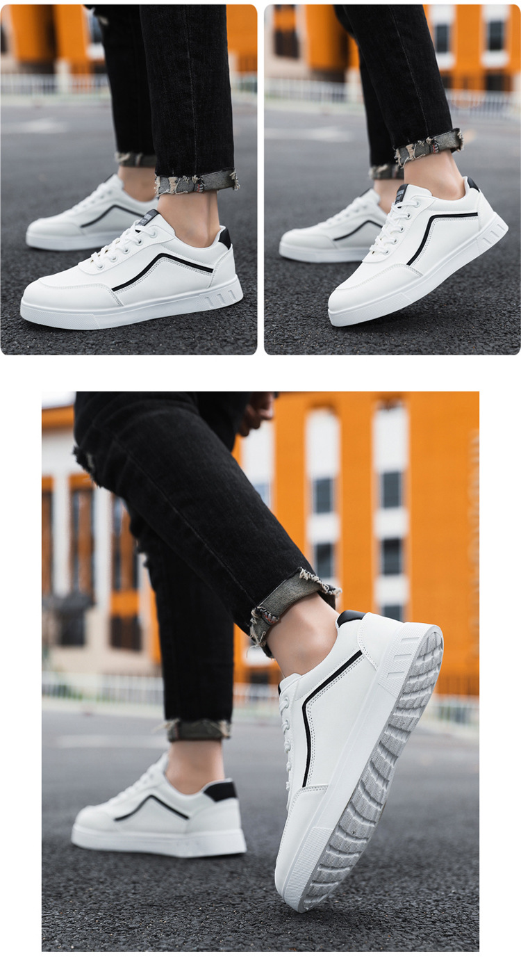 Men's Colorblock Lace-Up Casual Shoes detail 2