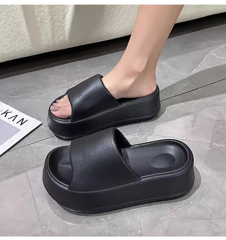 Women's Lightweight Cushioned Platform Slippers detail 5