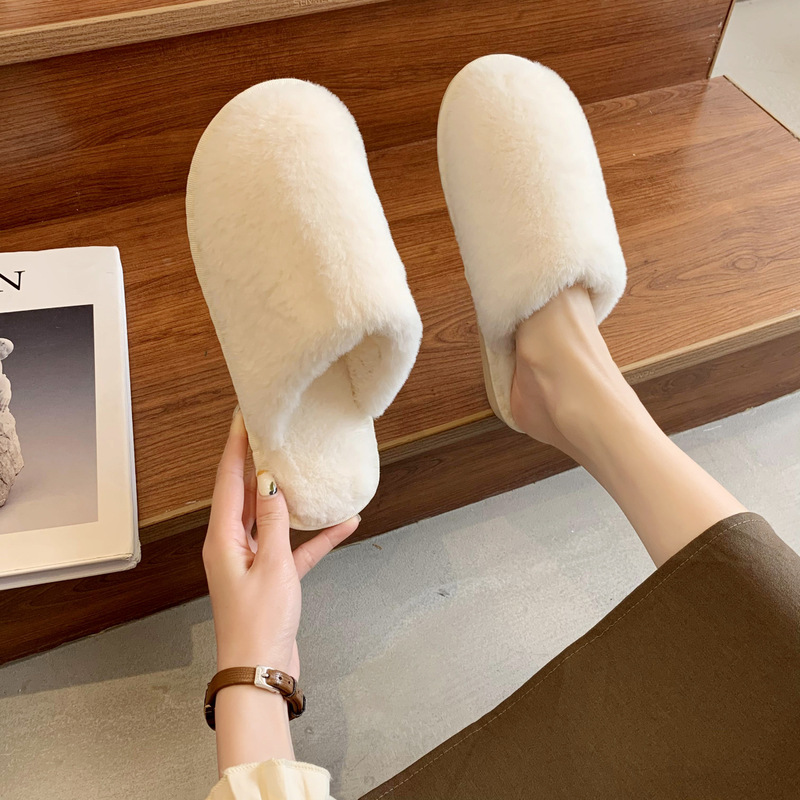Women's Cozy Warm Plush Slip-On Slippers 3
