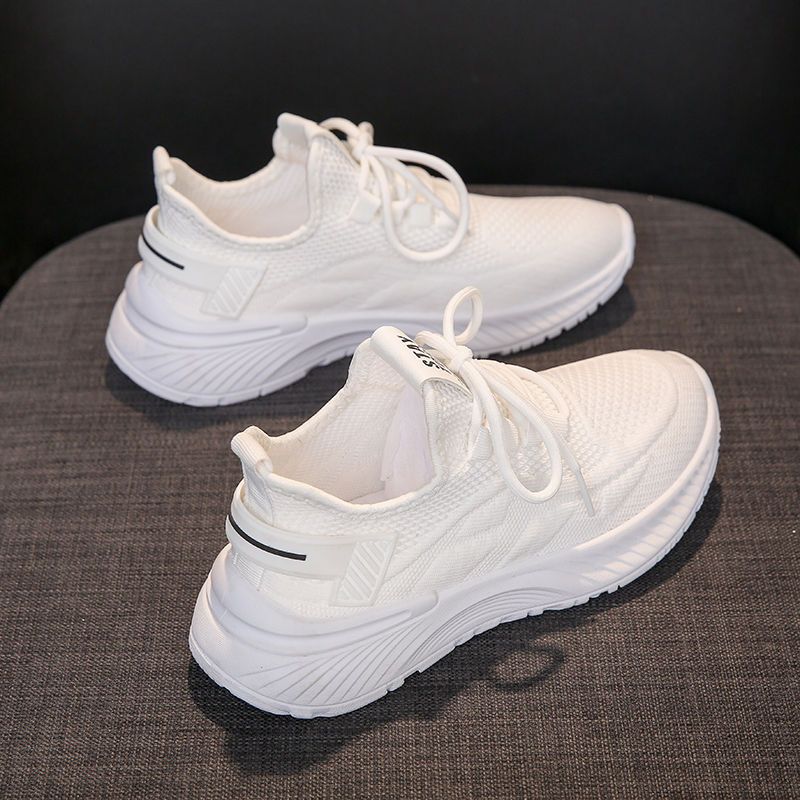 Women's Breathable Mesh Lace-Up Casual Sneakers 3