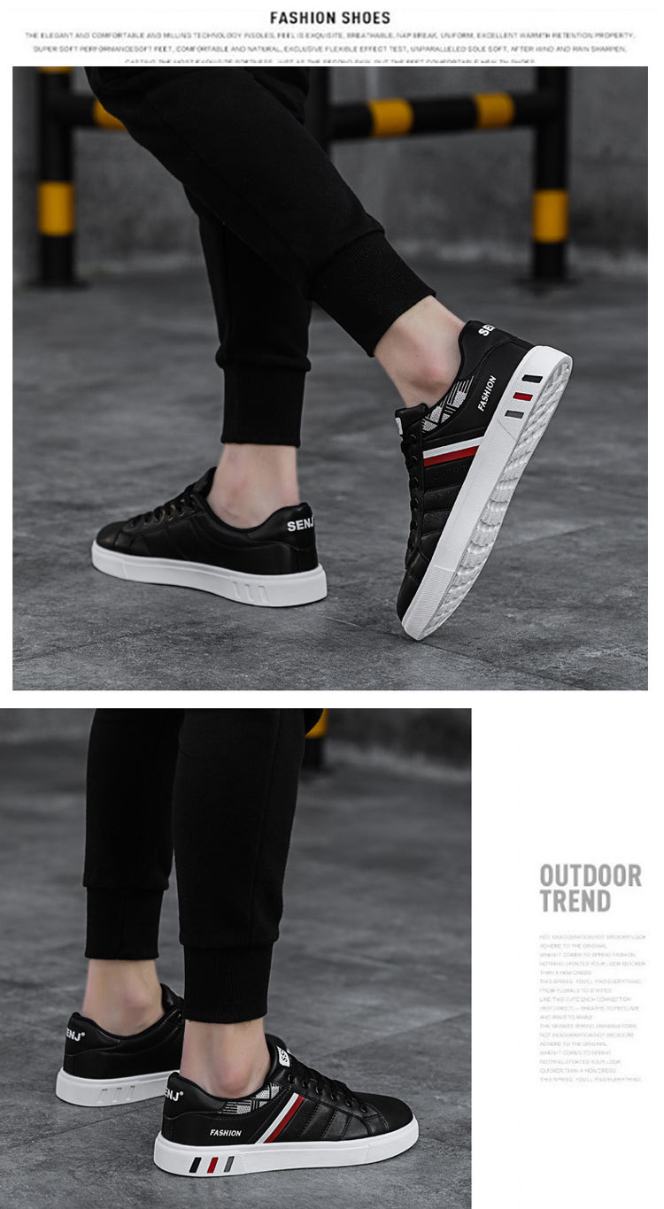 Chaussures casual à lacets pour homme style colorblock detail 11
