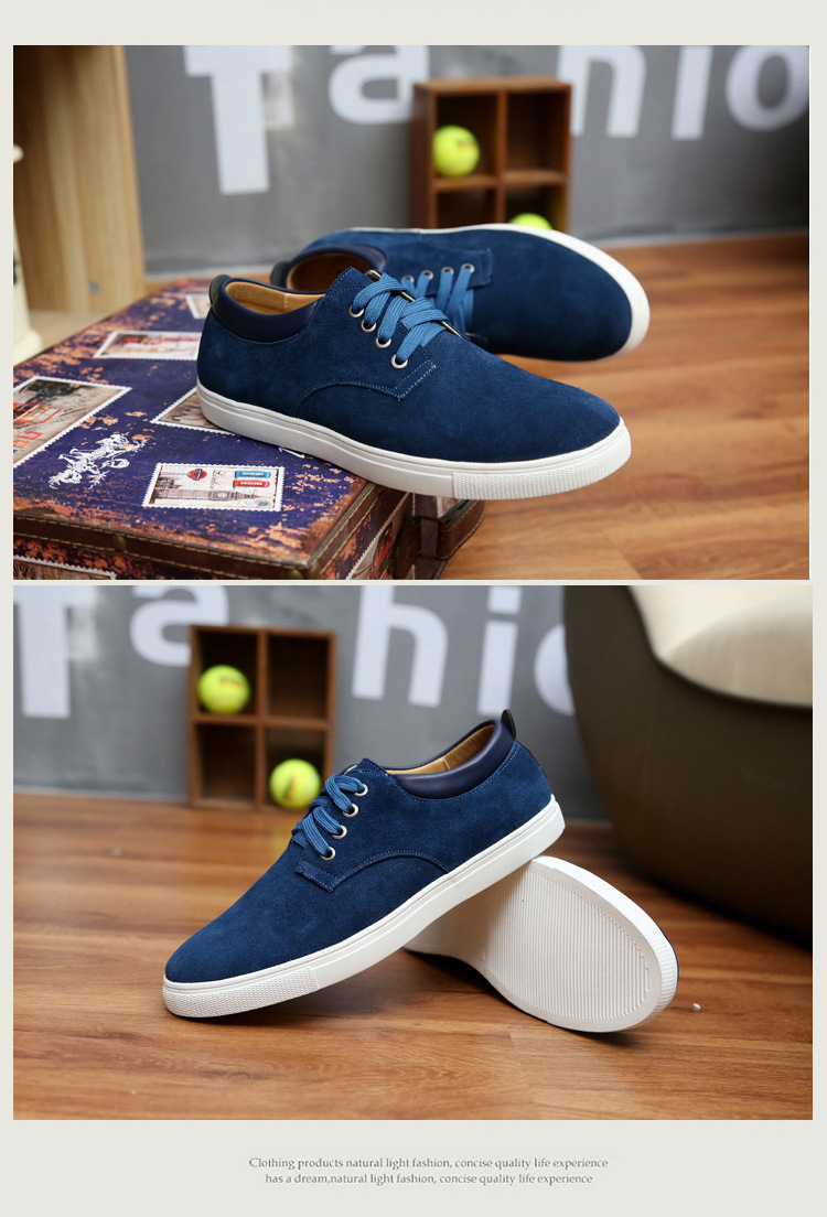 Rauleder-Schnürschuhe für Herren – Rutschfeste Freizeitschuhe detail 5