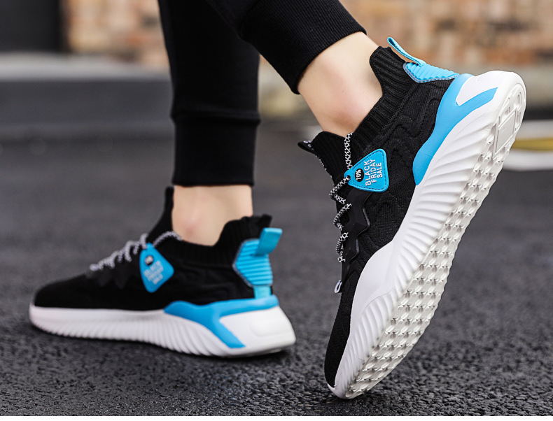 Men's Breathable Mesh Cushioned Running Shoes detail 5