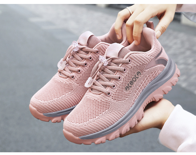 Women's Breathable Knit Cushioned Sneakers detail 6