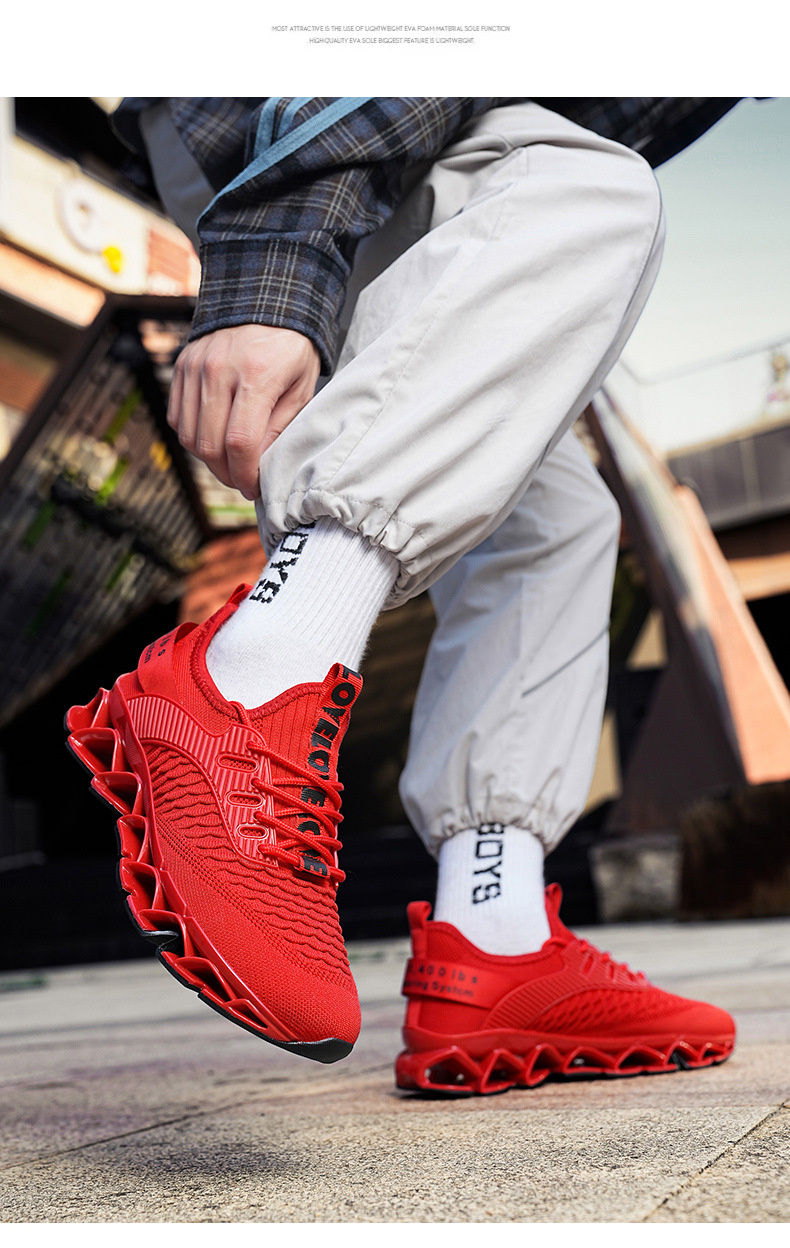 Atmungsaktive gedämpfte Laufschuhe für Herren detail 9