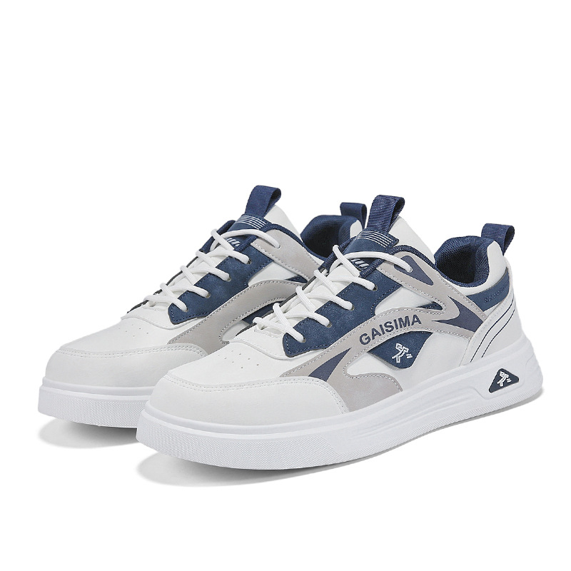 Scarpe casual da uomo stringate e traspiranti con design color block 6