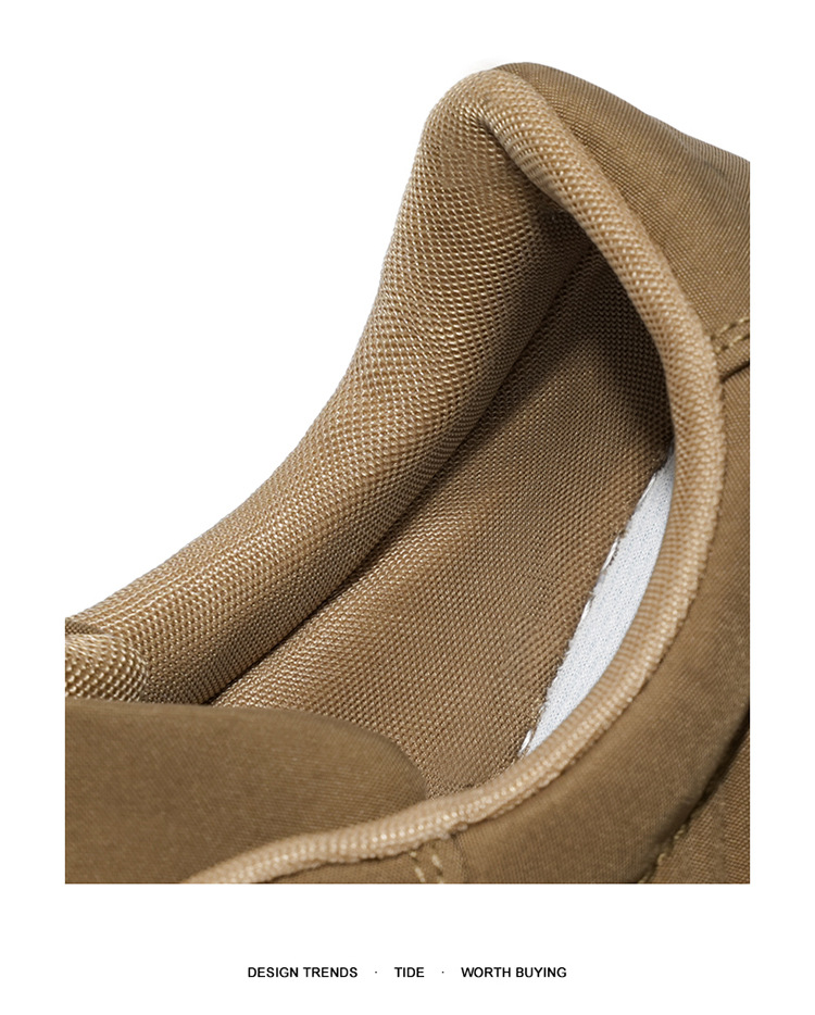 Chaussures casual pour homme en toile à plateforme et blocs de couleur detail 3