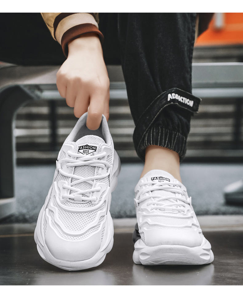 Men's Breathable Cushioned Platform Casual Shoes detail 10