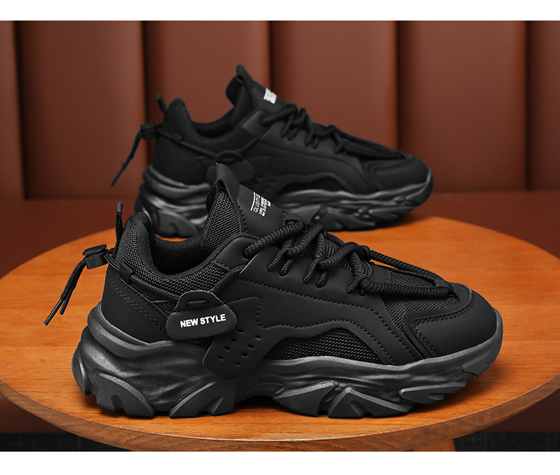 Baskets casual respirantes pour homme avec semelle plateforme detail 4