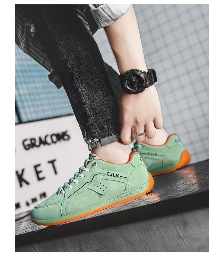 Herren Freizeitschuhe zum Schnüren aus Synthetik detail 5