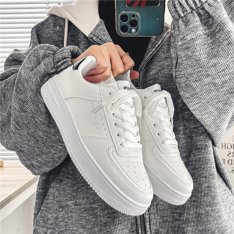 Scarpe casual da uomo stringate e traspiranti in ecopelle PU 3