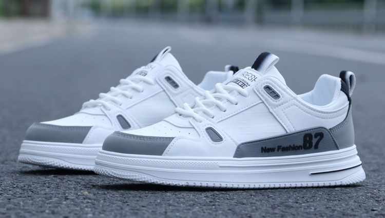 Baskets casual à lacets colorblock pour homme detail 2