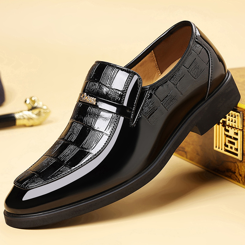 Nette instapschoenen voor heren van PU-leer 3