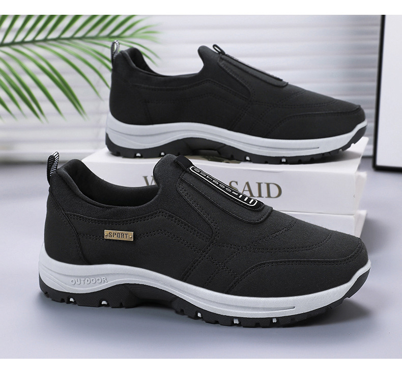 Antisliploze casual herenschoenen met instap detail 2