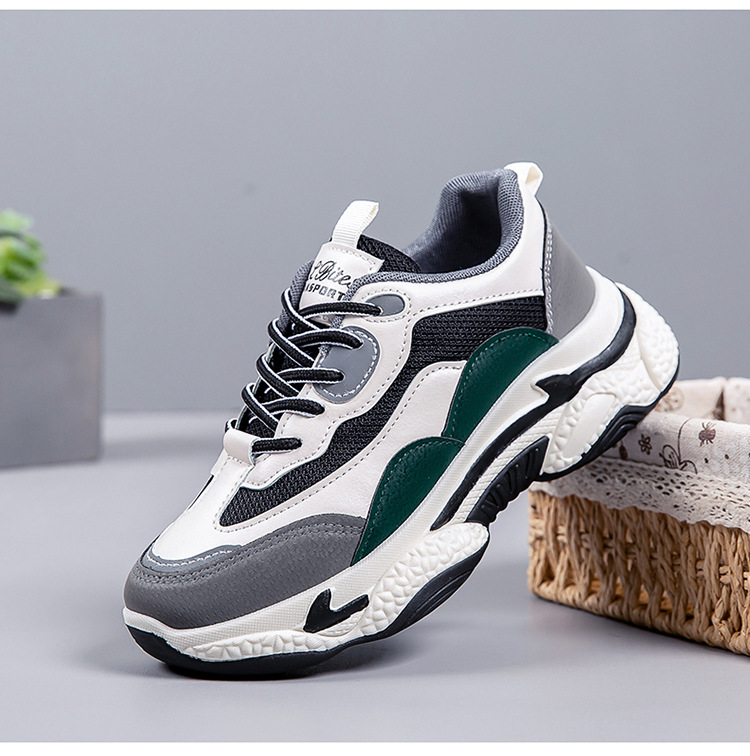 Women's Breathable Colorblock Platform Casual Sneakers detail 11