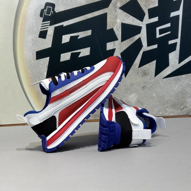 Unisex Breathable Mesh Colorblock Sneakers detail 12