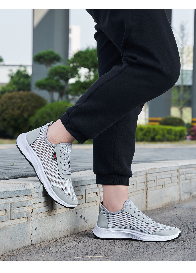 Atmungsaktive, leichte Mesh-Freizeitschuhe für Herren detail 5