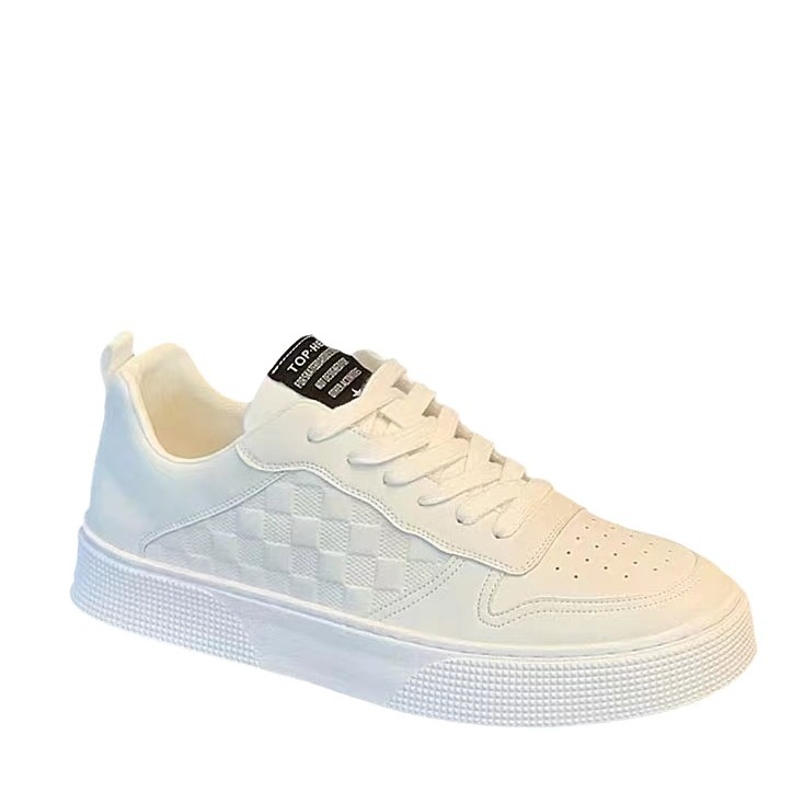 Unisex Lace-Up PU Leather Casual Sneakers 6