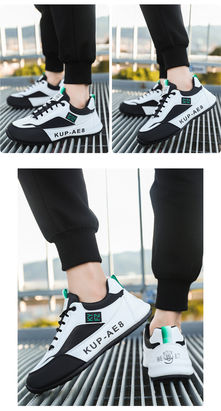 Bunte Freizeitschuhe für Herren mit Schnürung detail 7